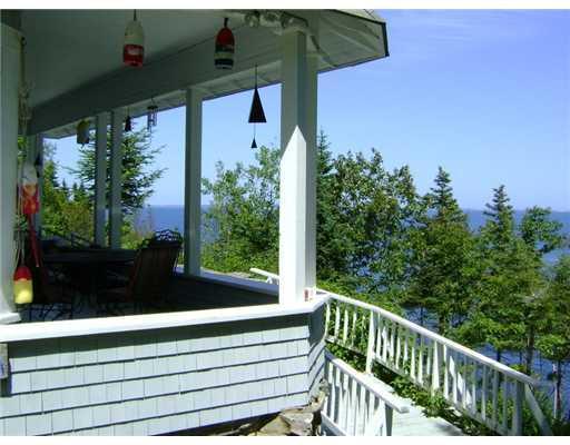 51 Dan's Cottage Road New Harbor, ME 04554 - Photo 3 of 19 Patio/Deck. Deck with View