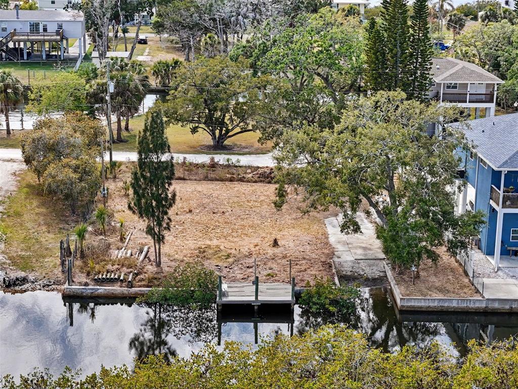 8 Rice Road Hudson, FL 34667 - Photo 13 of 30 a aerial view of a house with a yard and potted plants