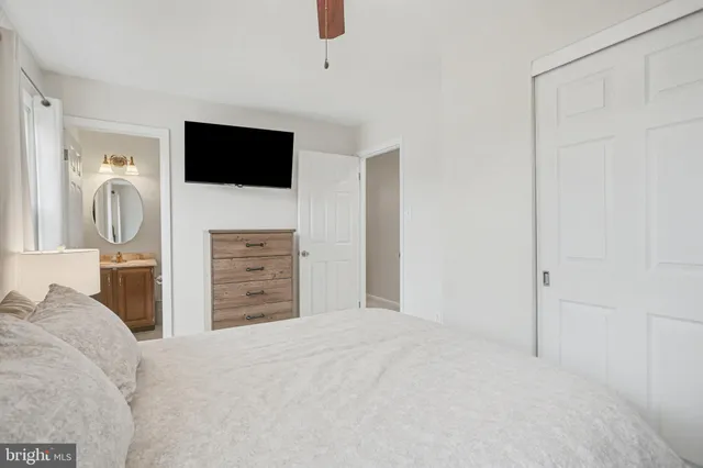 a view of a livingroom with a television