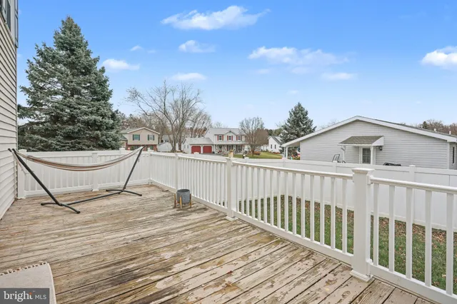 a view of a roof deck