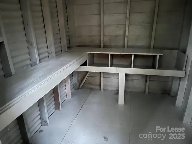 a view of storage and utility room