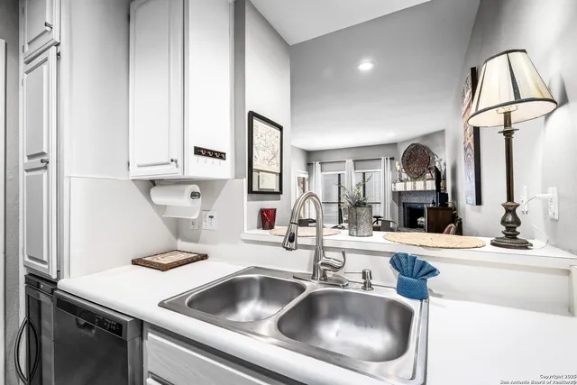 a kitchen with a stove and a microwave