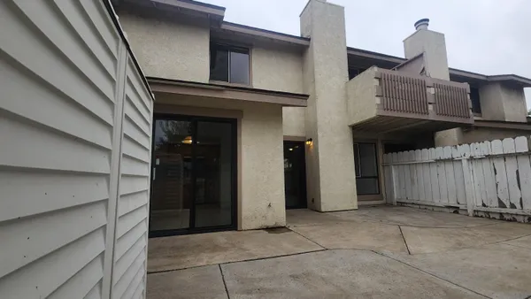 a view of front door of house