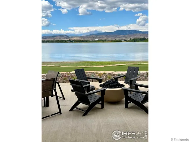 a view of an outdoor space and a lake view