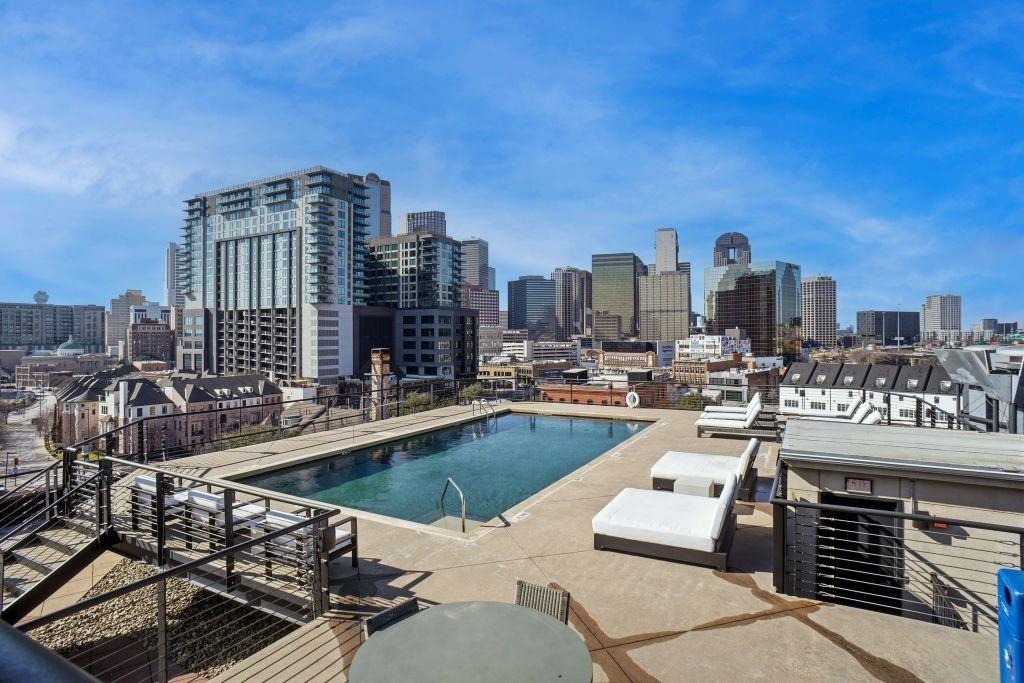 2220 Canton Street, Unit 407 Dallas, TX 75201 - Photo 38 of 39 a view of a city with tall buildings