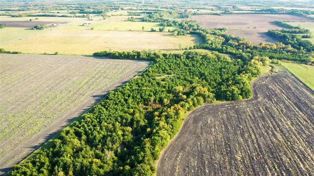 a view of an ocean and a yard