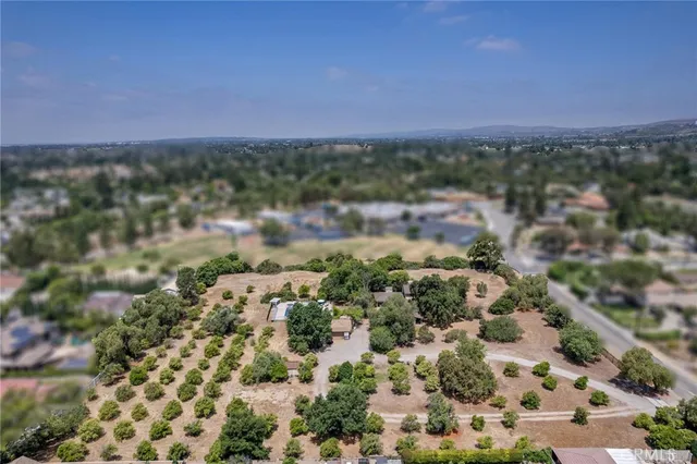 a view of a lake with a city