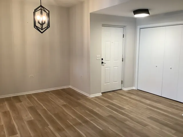 a view of an entryway door