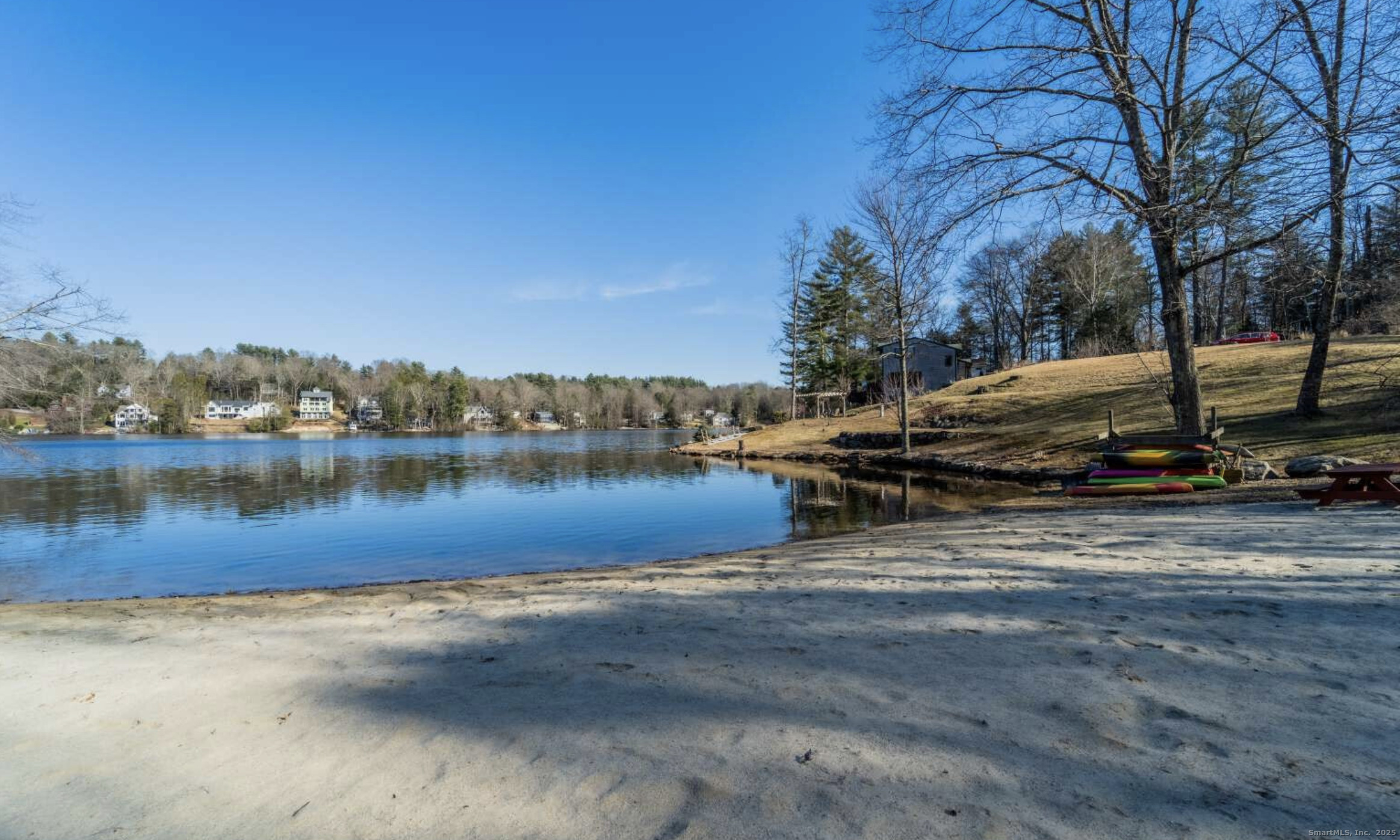 60 Indian Spring Road Woodstock, CT 06282 - Photo 30 of 32 a view of a lake with houses