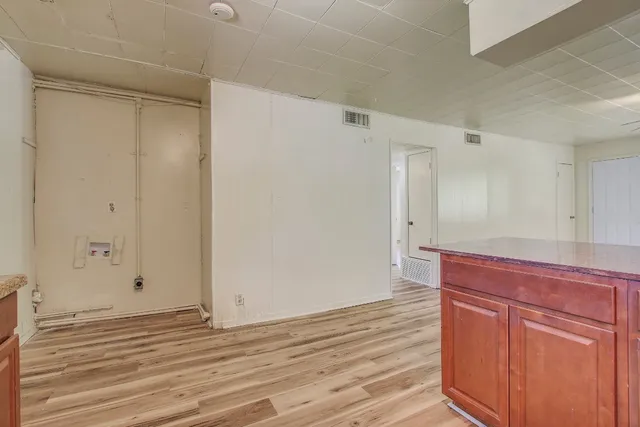 a view of a walk in closet