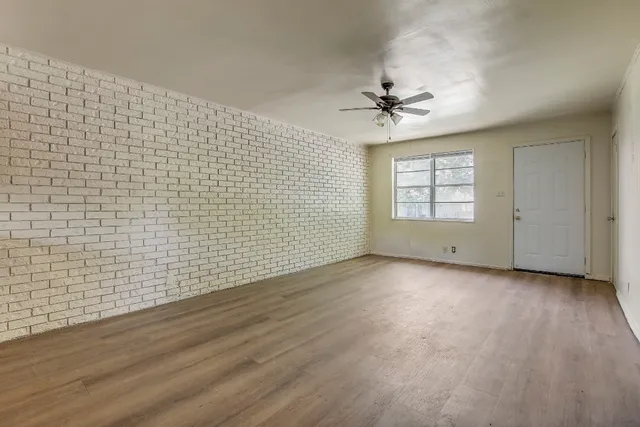 wooden floor in an empty room