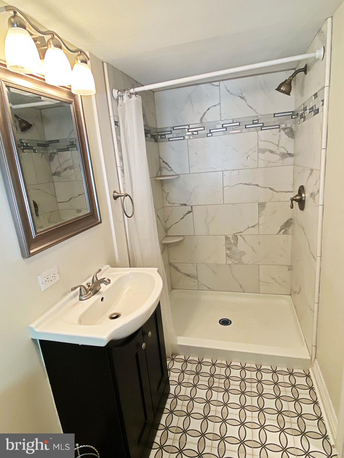 203 Caroline Avenue Ridgely, MD 21660 - Photo 28 of 30 Upstairs Bathroom with walk-in Shower