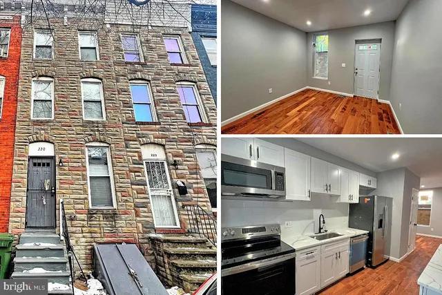 a kitchen with stainless steel appliances kitchen island granite countertop a stove top oven a sink and dishwasher