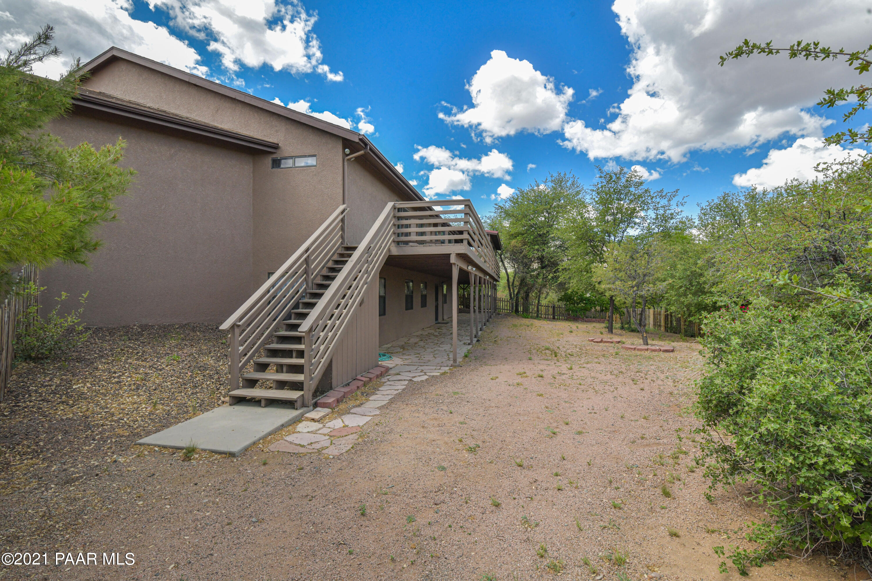 2800 West Bard Ranch Road Prescott, AZ 86305 - Photo 51 of 53 Stairs to Yard