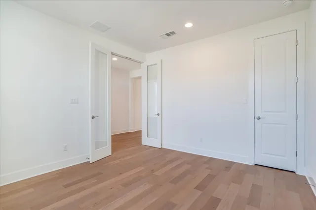 a view of an empty room