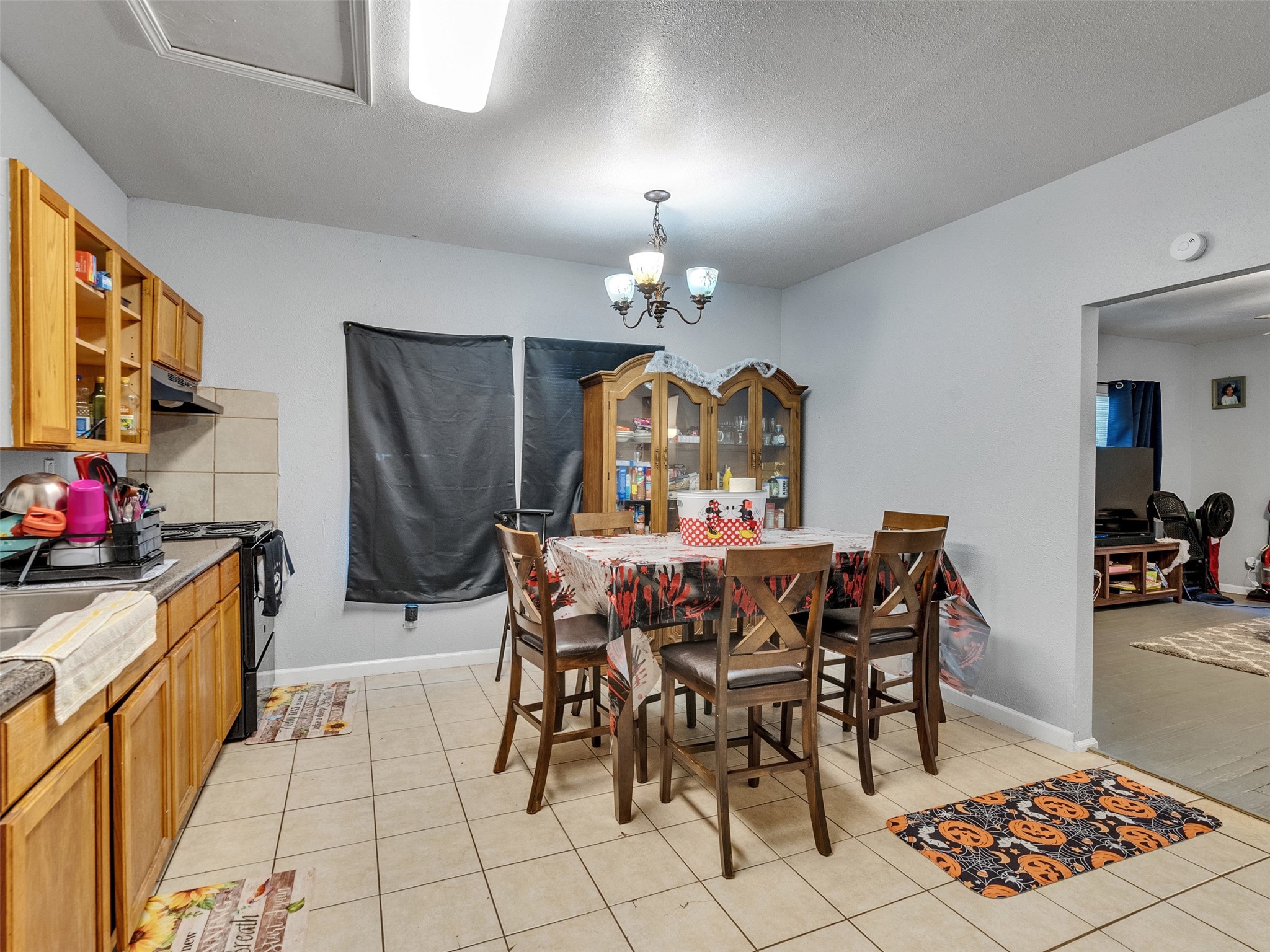 4323 Avenue R 1/2 Galveston, TX 77550 - Photo 9 of 41 Dining Space/Kitchen Combo (Front Unit):
This combined dining and kitchen area is perfect for casual gatherings and everyday meals. The open layout keeps the space comfortable and connected to the rest of the home.