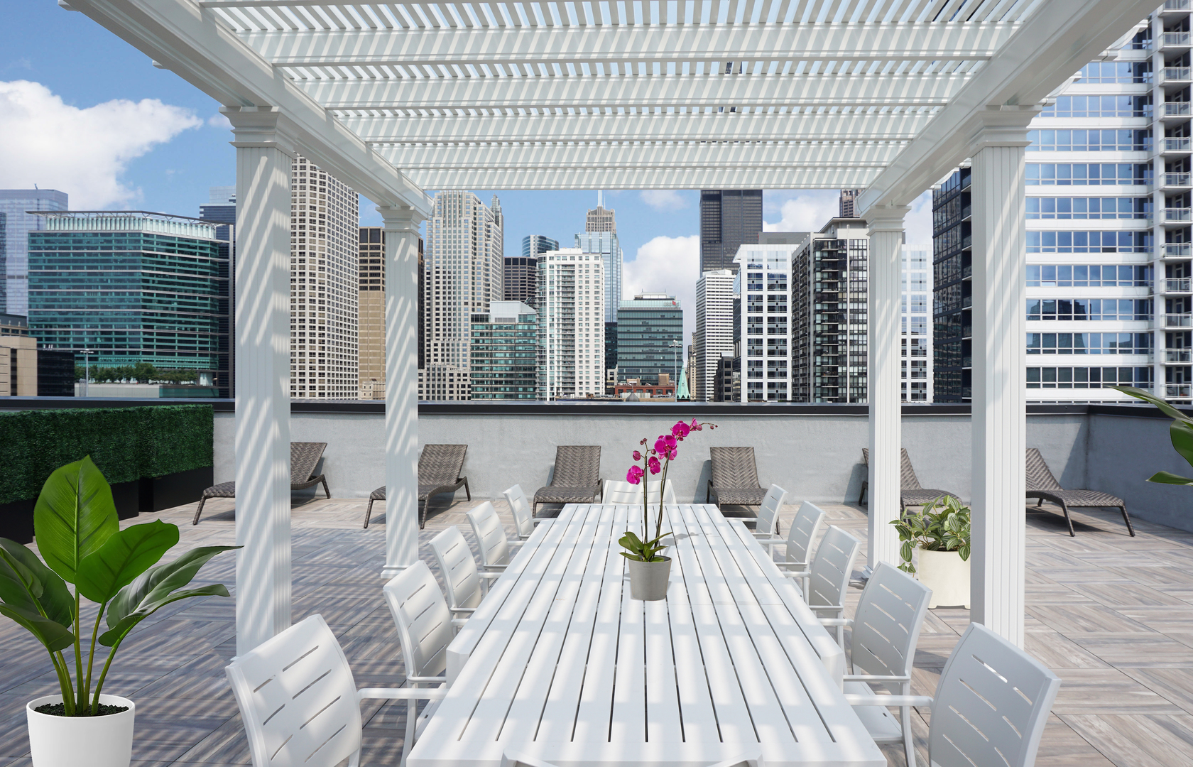 812 West Adams Street, Unit 600 Chicago, IL 60607 - Photo 33 of 46 a view of balcony and patio