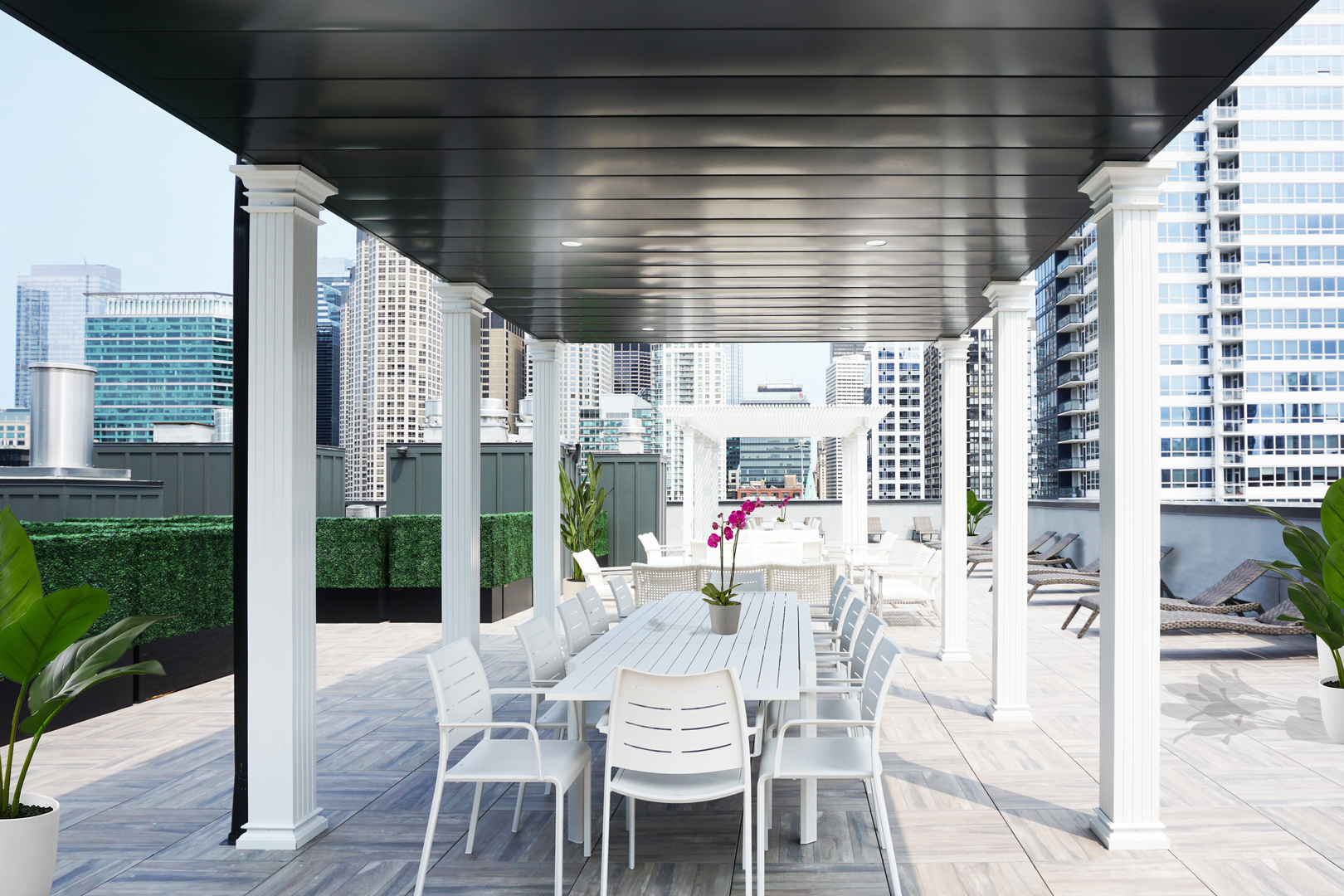 812 West Adams Street, Unit 600 Chicago, IL 60607 - Photo 39 of 46 a dining room with furniture and outdoor view