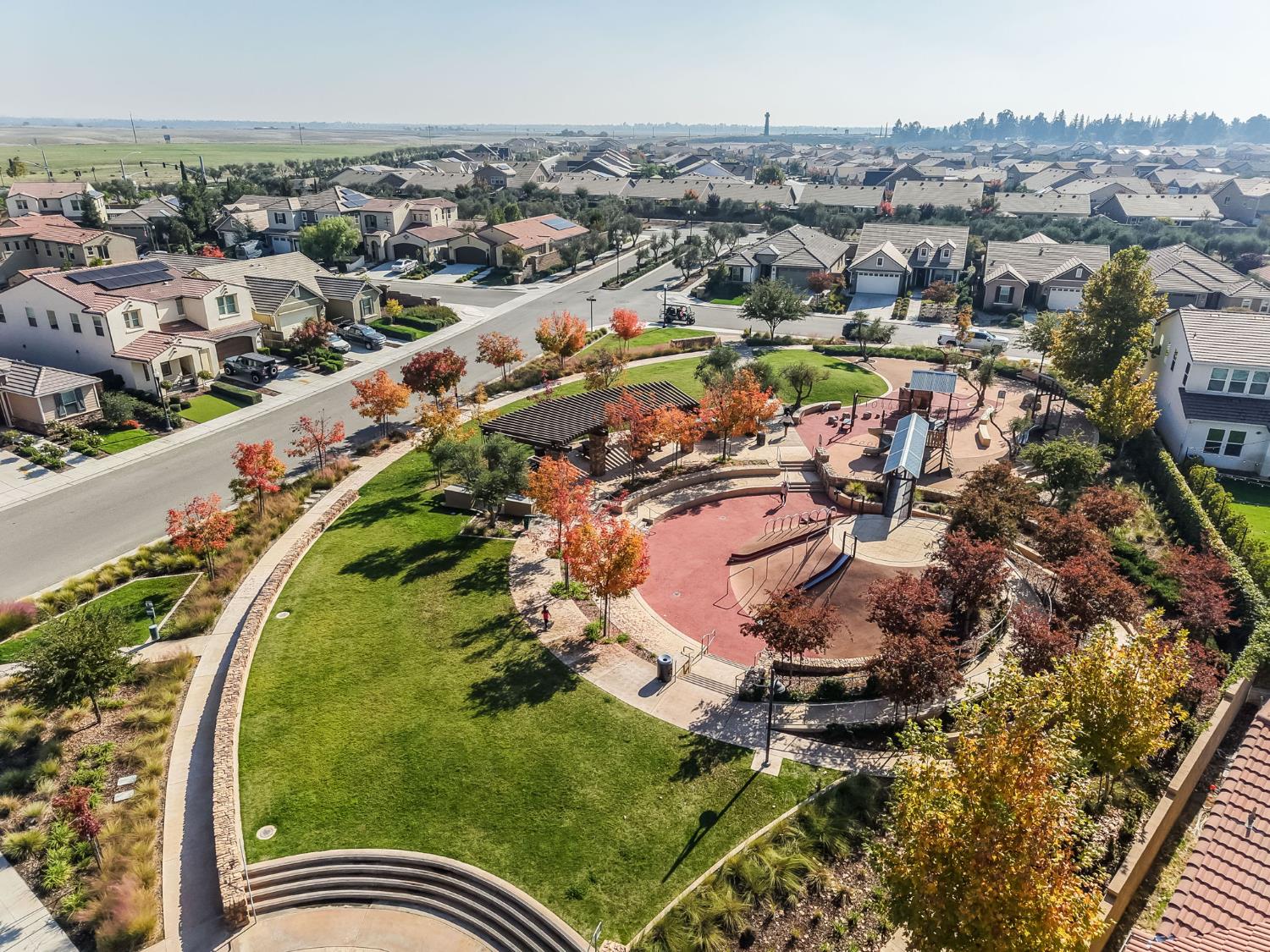 273 Meridian Avenue Madera, CA 93636 - Photo 54 of 55 an aerial view of a residential houses with outdoor space