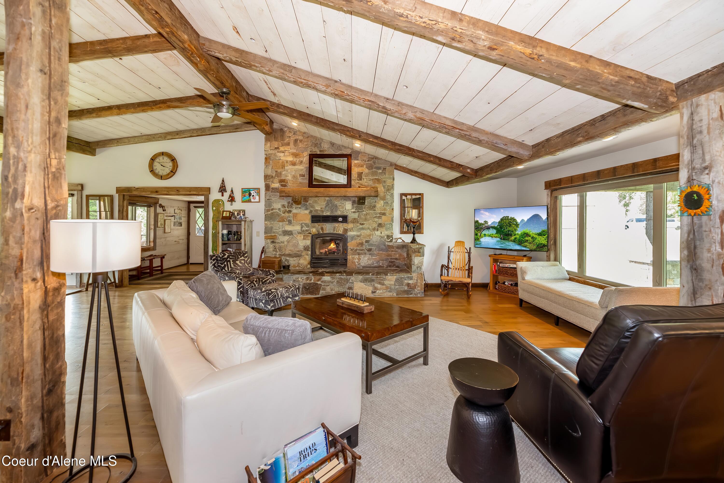 435 Shady Pines Loop Priest Lake, ID 83856 - Photo 20 of 85 Fireplace