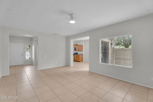 a house view with a backyard space