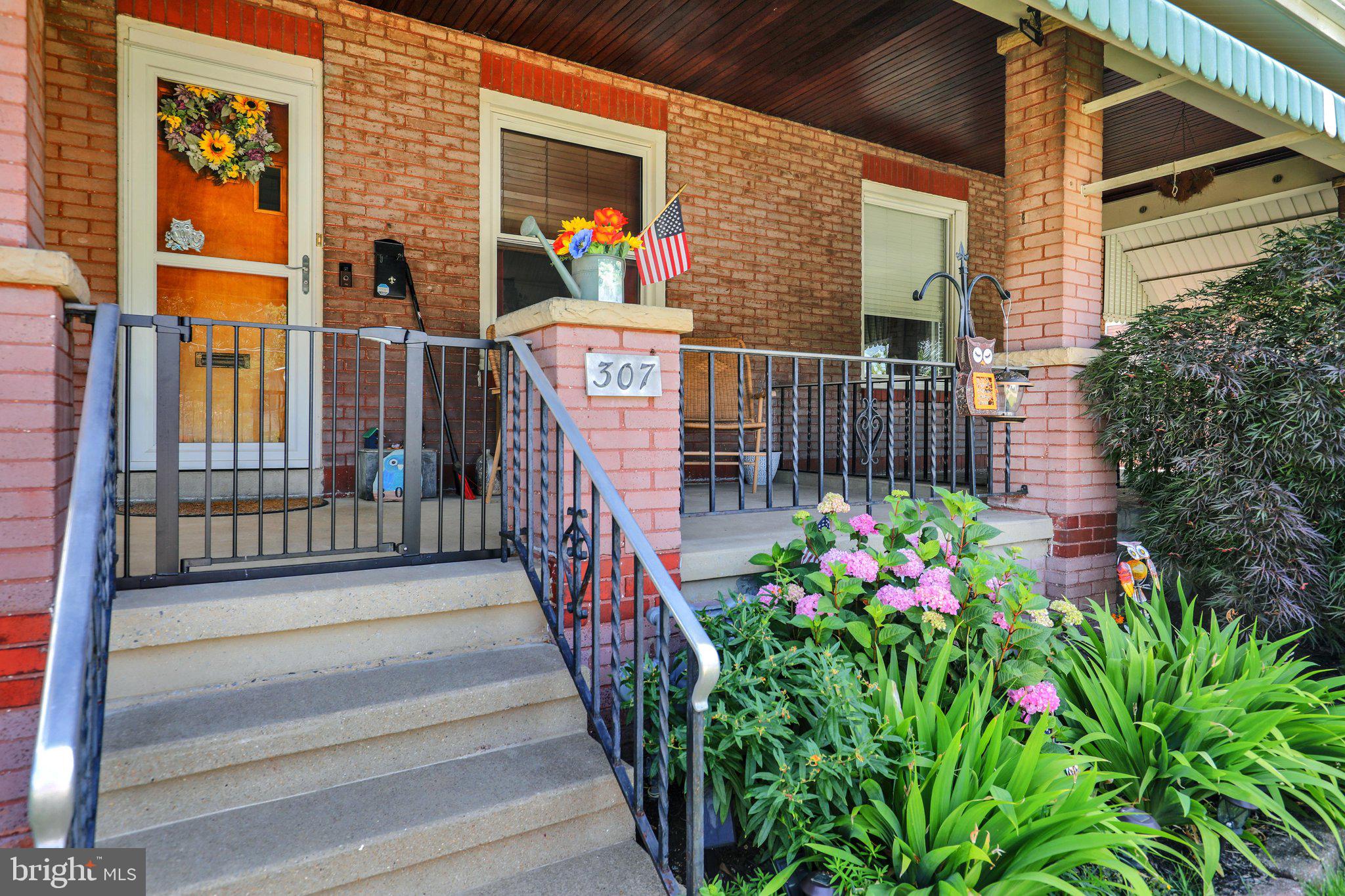 307 North Brobst Street Shillington, PA 19607 - Photo 3 of 31 Welcoming Front Porch