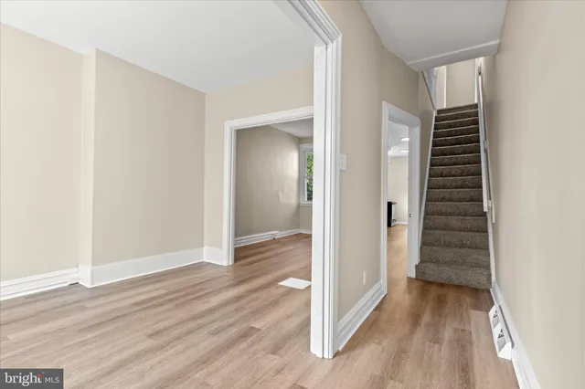 wooden floor in an empty room