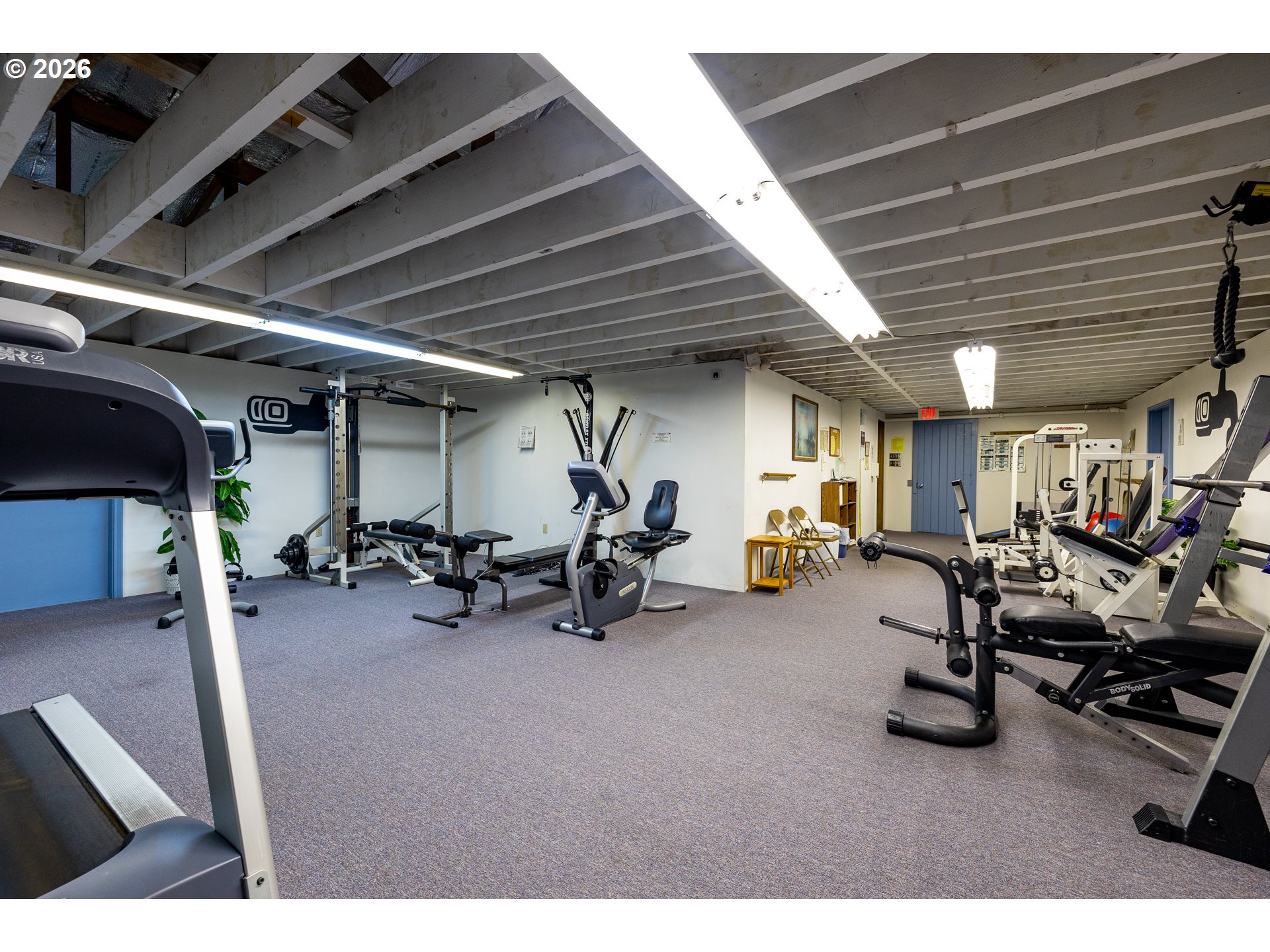 140 Gull Station Depoe Bay, OR 97341 - Photo 42 of 48 a view of a room with gym equipment