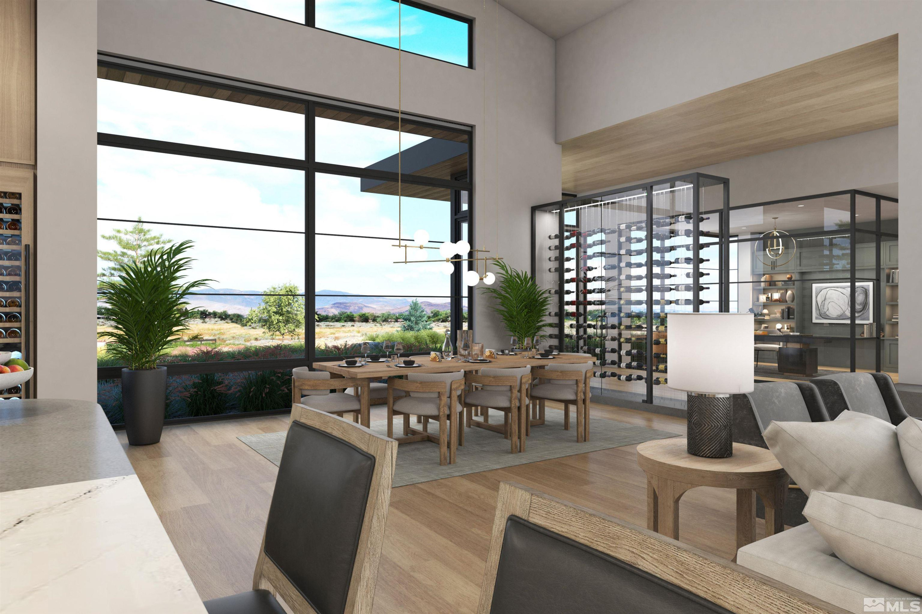 17 Glenhaven Drive Reno, NV 89511 - Photo 13 of 38 a living room with furniture large windows and wooden floor