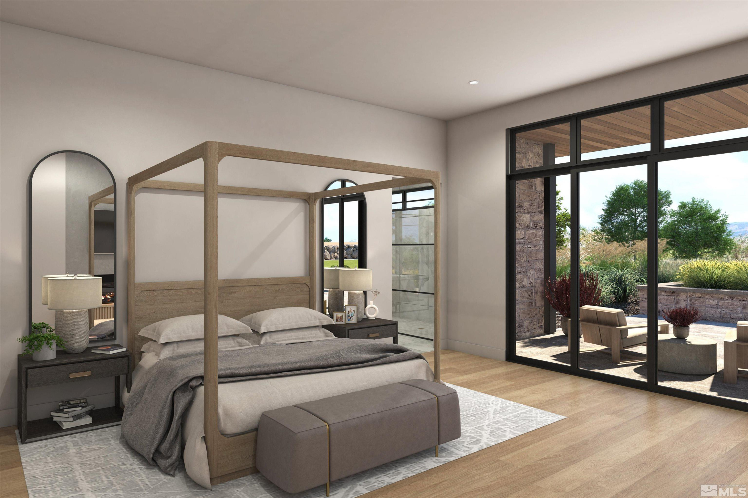 17 Glenhaven Drive Reno, NV 89511 - Photo 17 of 38 a bedroom with furniture and large windows