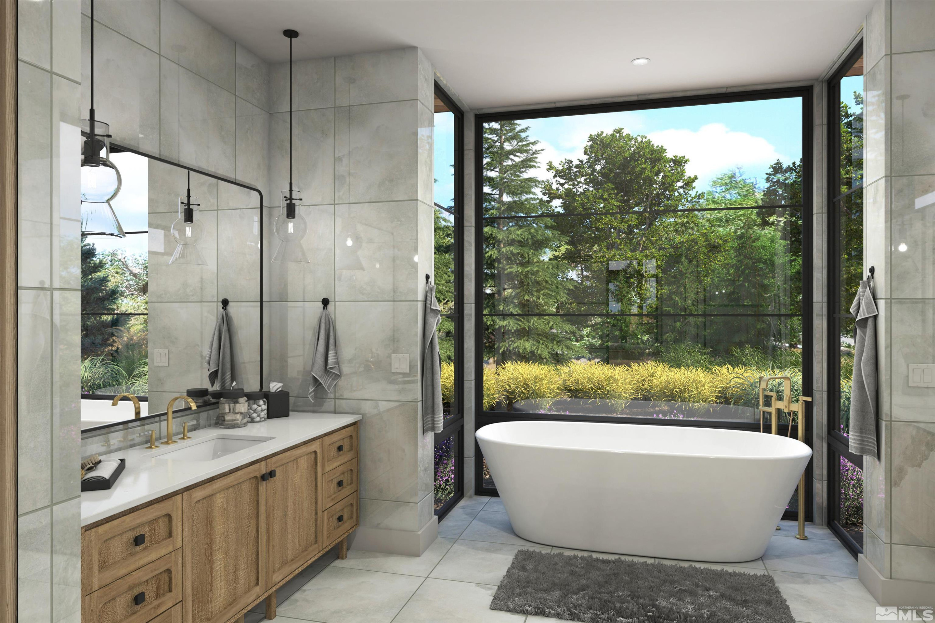 17 Glenhaven Drive Reno, NV 89511 - Photo 21 of 38 a bathroom with a large tub and shower