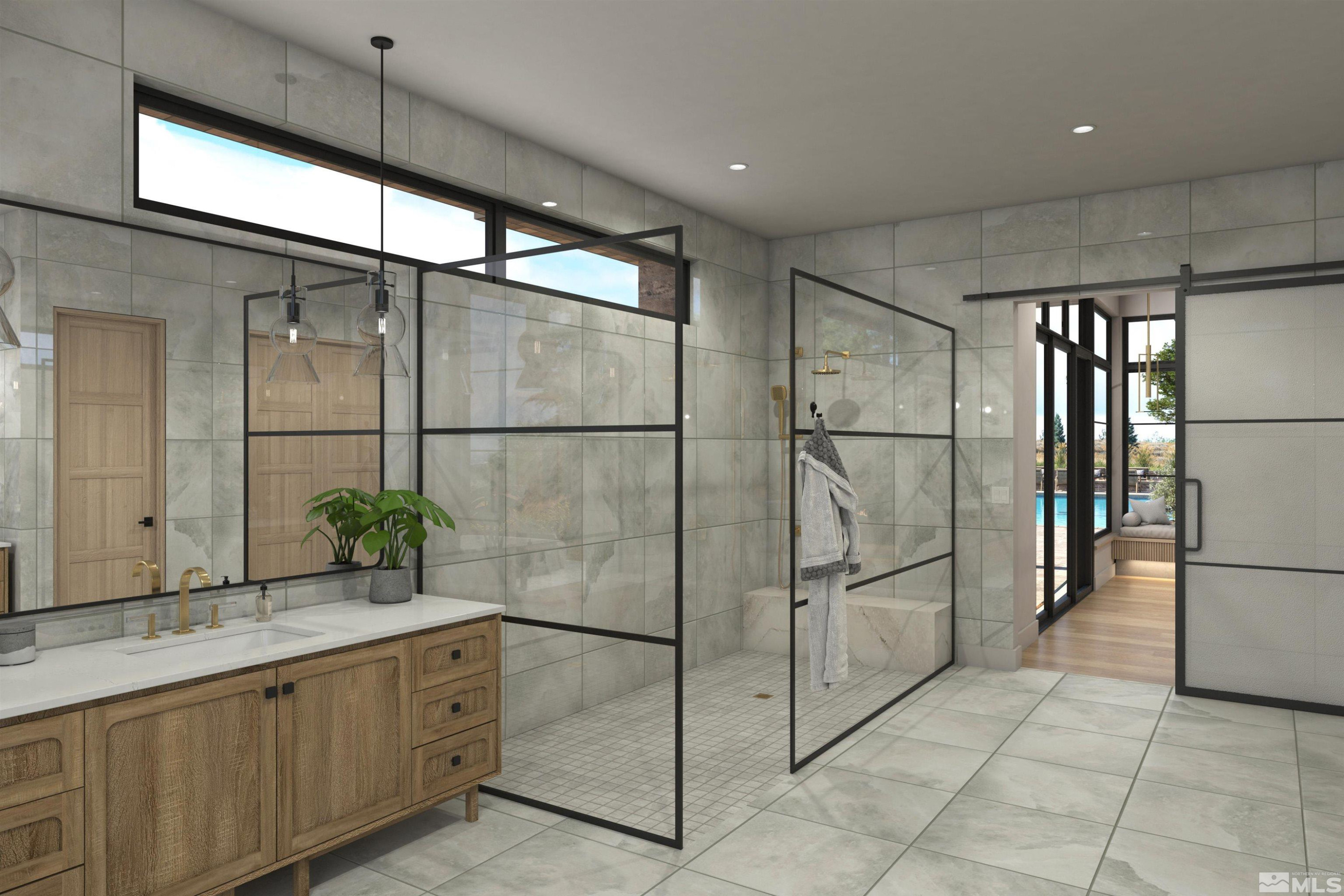 17 Glenhaven Drive Reno, NV 89511 - Photo 22 of 38 a bathroom with a shower and a sink