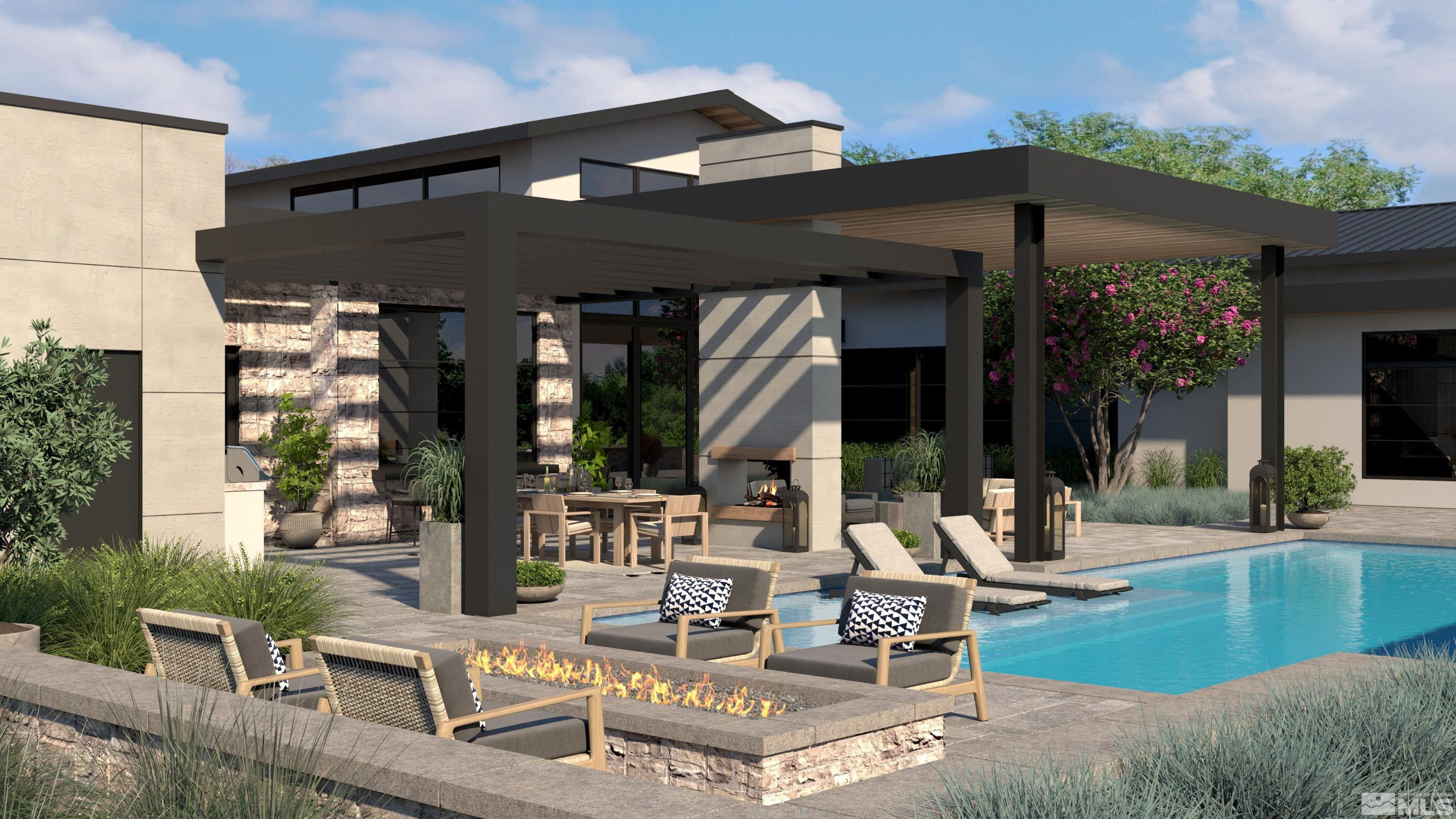 17 Glenhaven Drive Reno, NV 89511 - Photo 4 of 38 a view of a house with backyard porch and sitting area