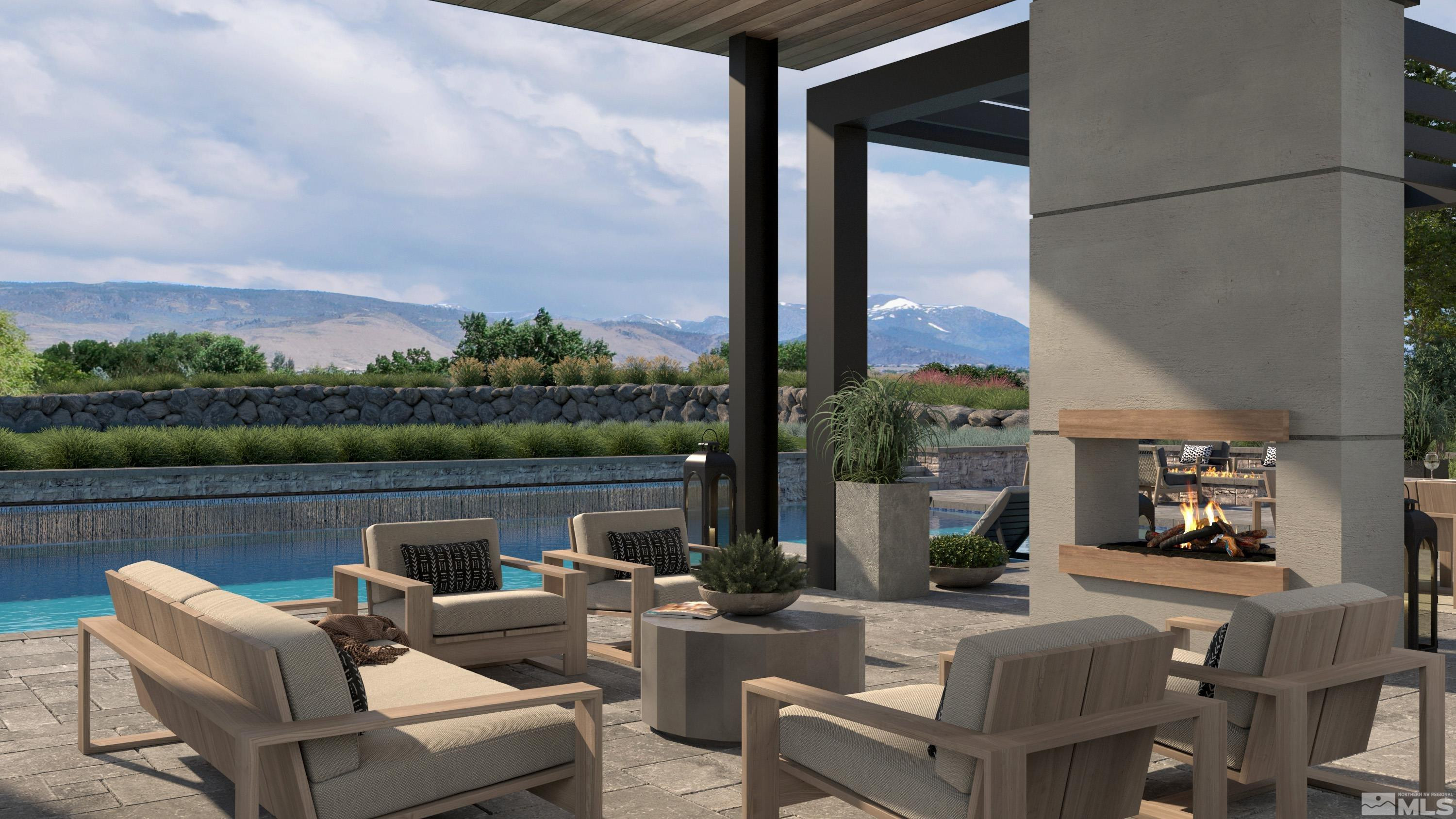 17 Glenhaven Drive Reno, NV 89511 - Photo 6 of 38 a view of a patio with couches chairs and a potted plant