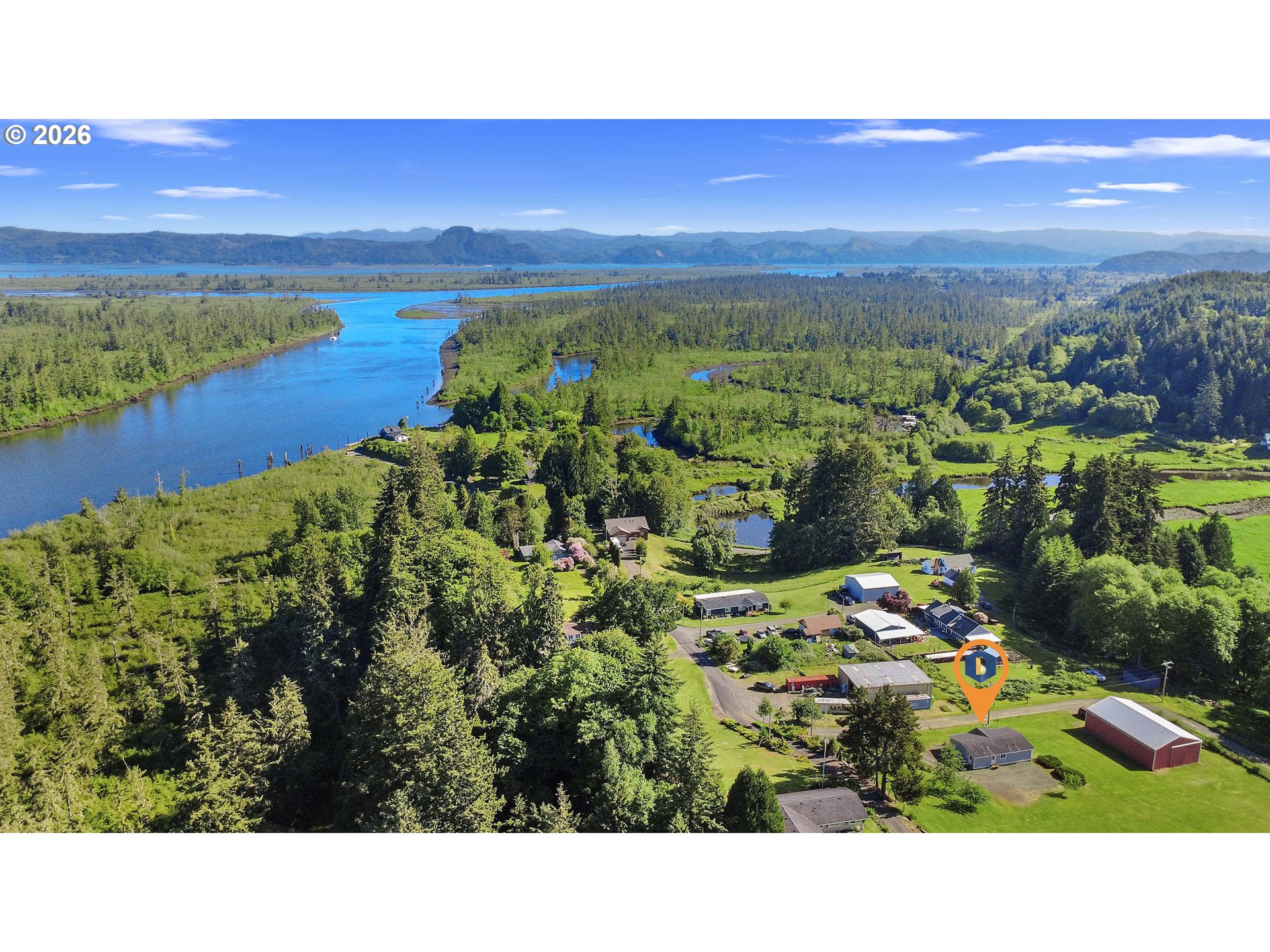 93228 Knappa Platt Road Astoria, OR 97103 - Photo 43 of 46 Drone View/UAV