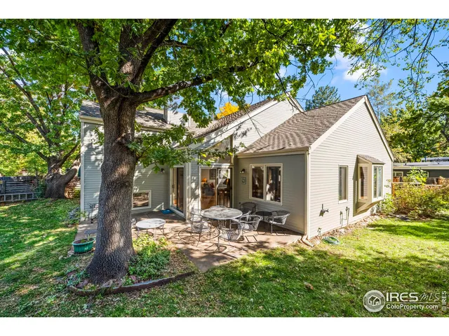 a view of an outdoor space and mountain view