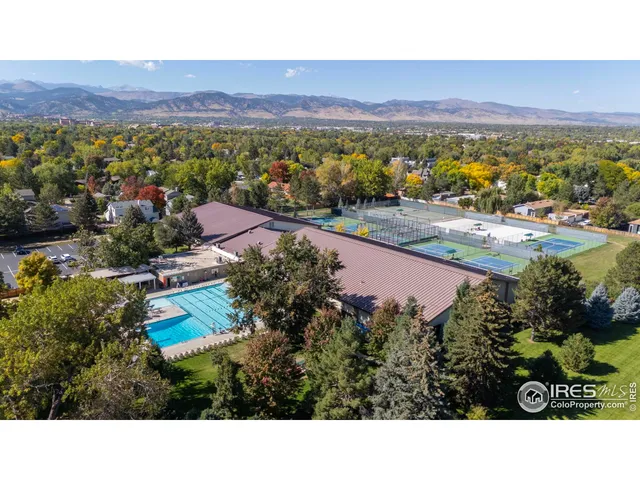 a view of a city with mountain