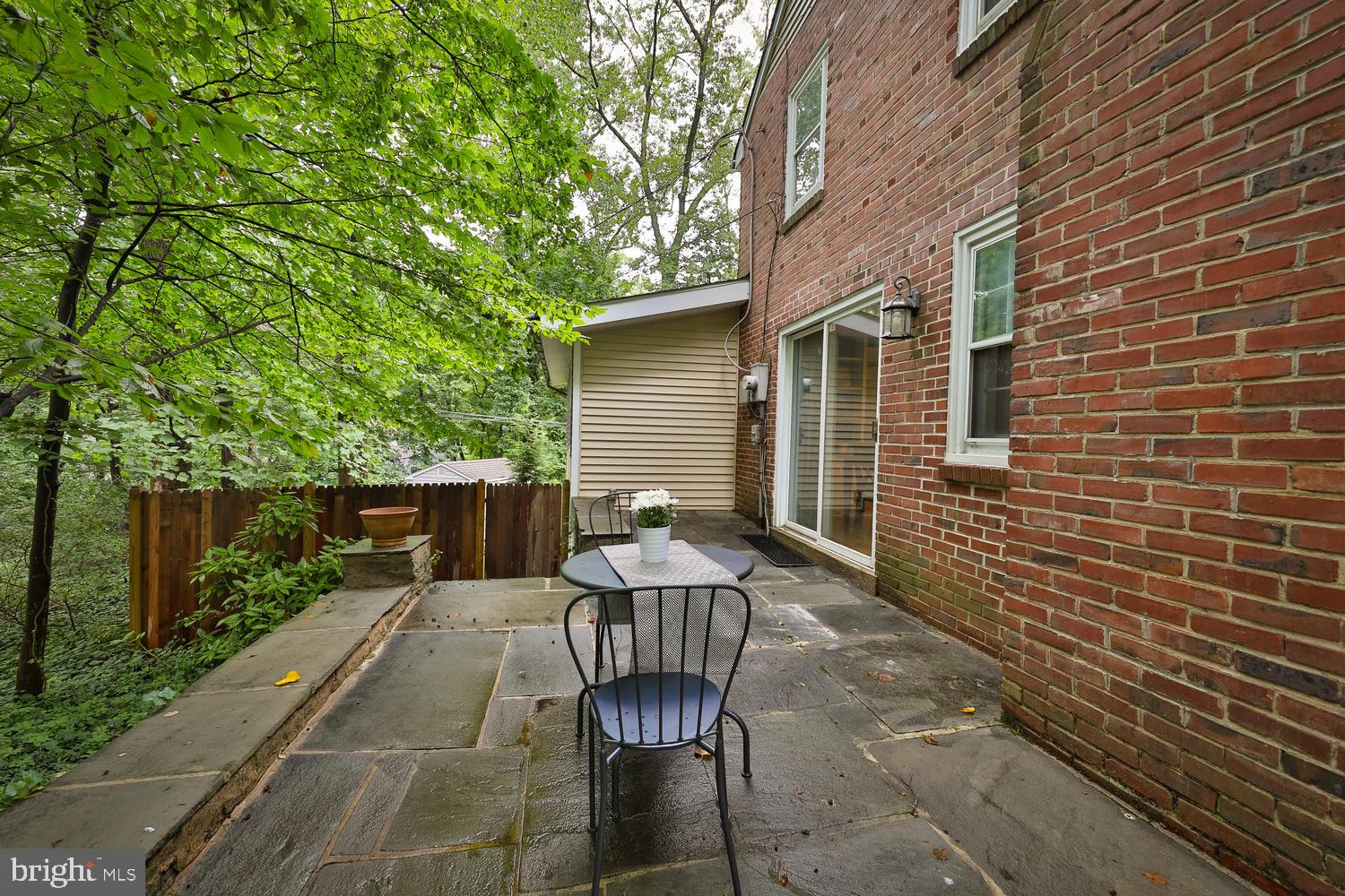 612 Bridle Road Glenside, PA 19038 - Photo 37 of 45 Flagstone Patio off Dining Room