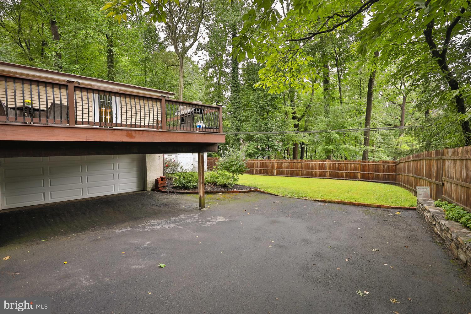 612 Bridle Road Glenside, PA 19038 - Photo 40 of 45 Cedar Deck above 2 Car Garage