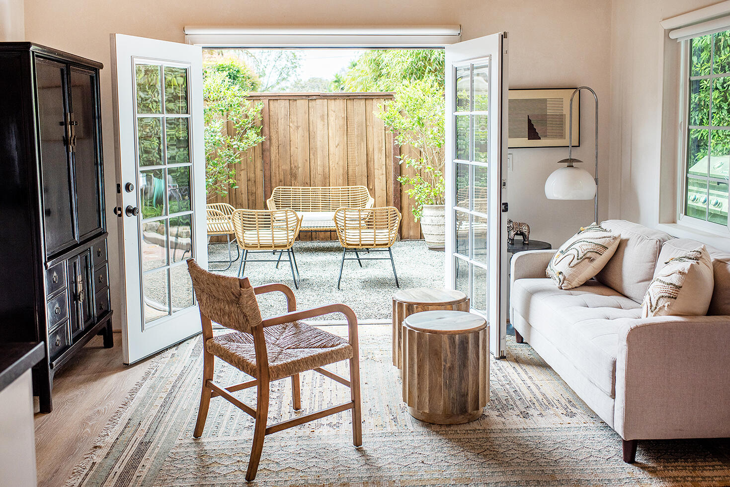 126 Loureyro Road Montecito, CA 93108 - Photo 30 of 46 a living room with furniture and a window