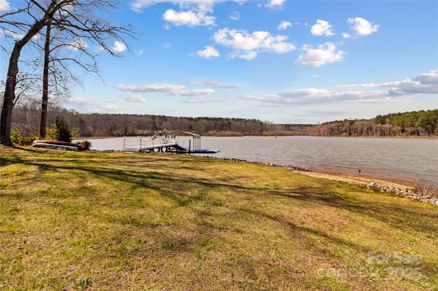 a view of a living room with a wooden floor