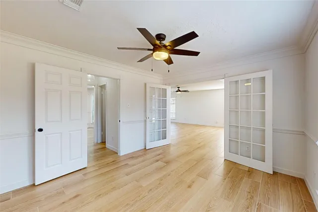 wooden floor in an empty room