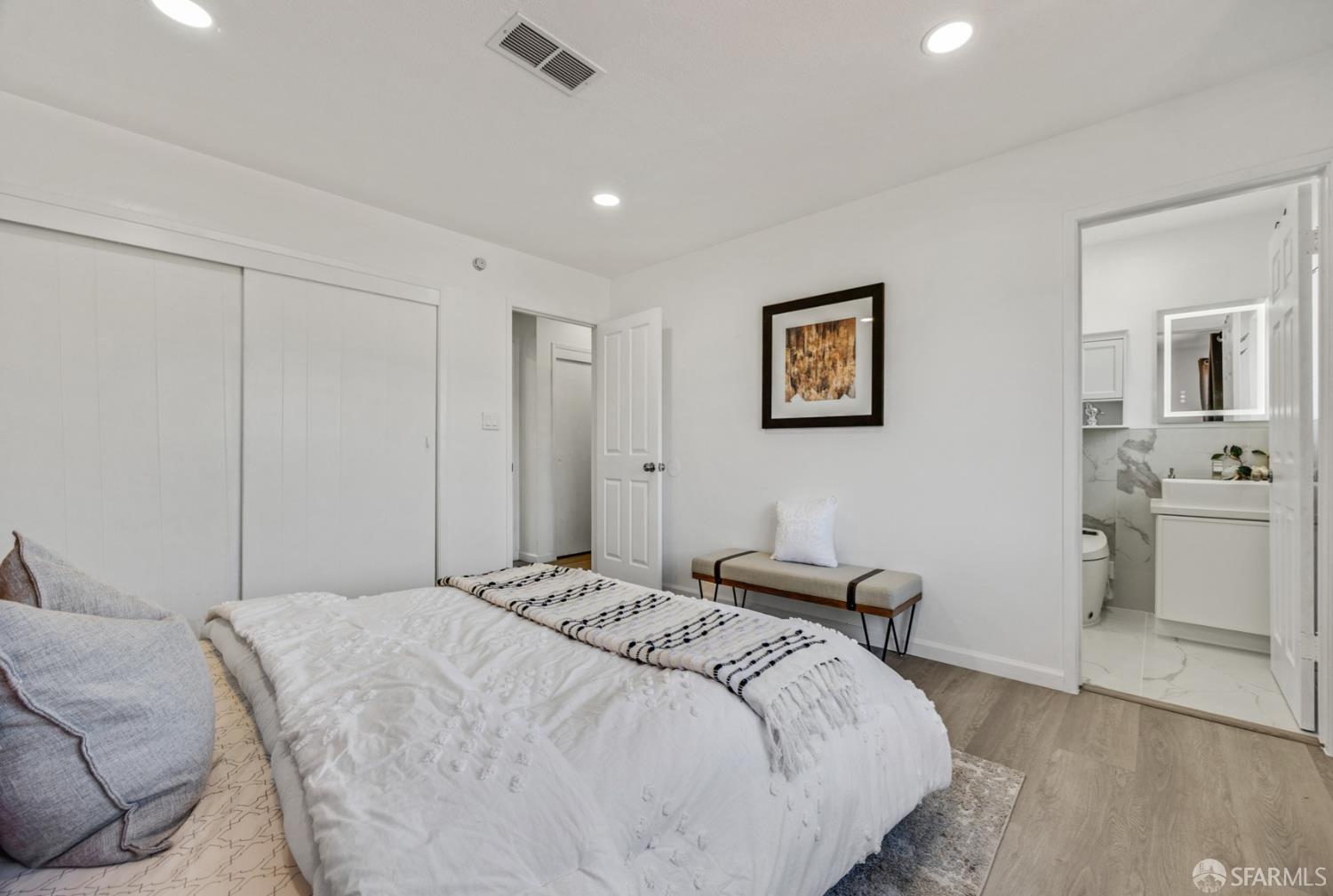 3138 Flannery Road San Pablo, CA 94806 - Photo 15 of 38 a bedroom with bed and furniture