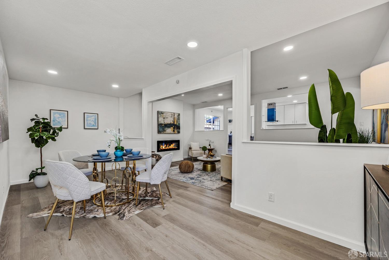 3138 Flannery Road San Pablo, CA 94806 - Photo 6 of 38 a view of a dining room with furniture and wooden floor