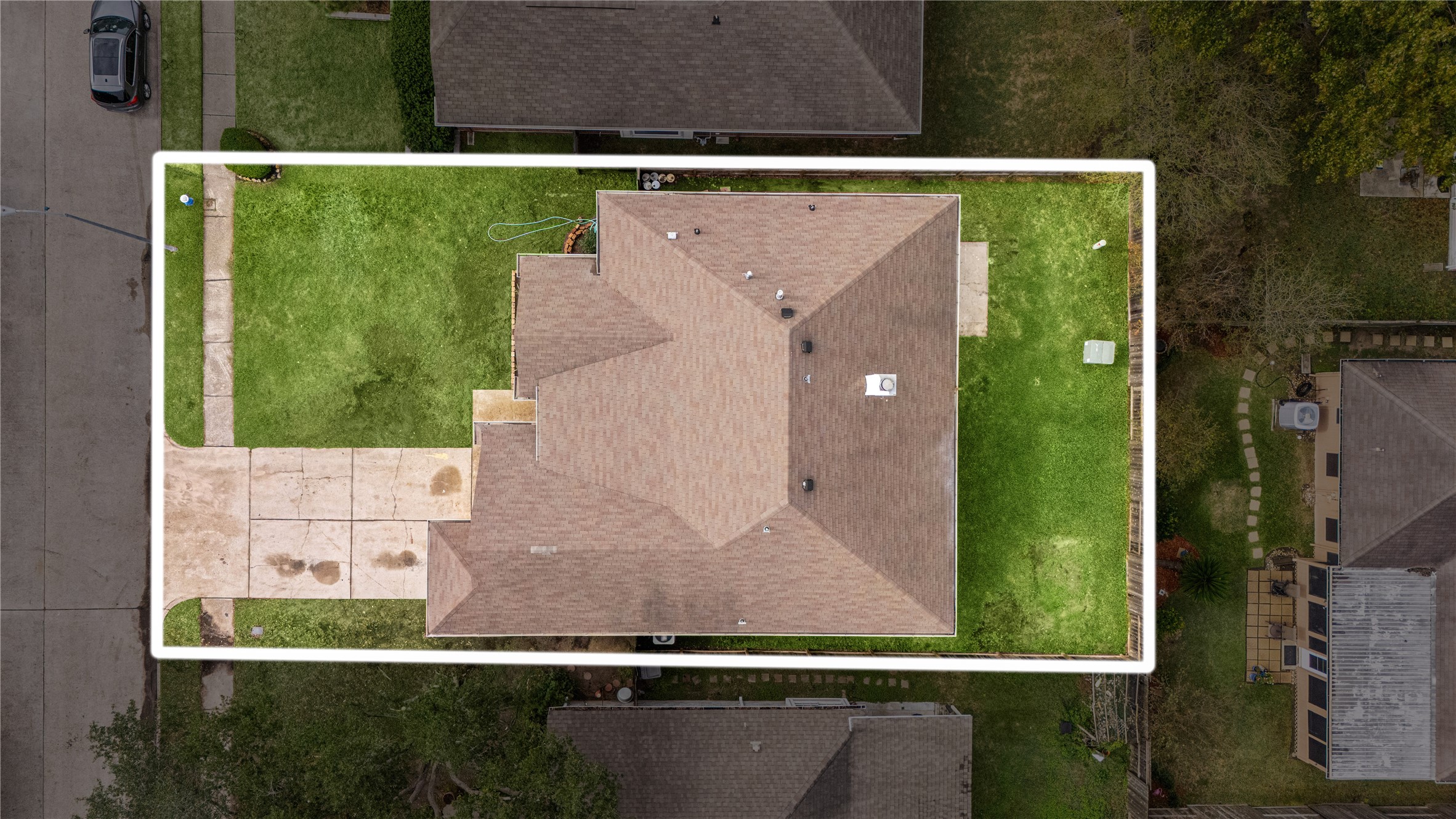 13735 Sablegarden Lane Houston, TX 77014 - Photo 2 of 20 an aerial view of a house with a yard