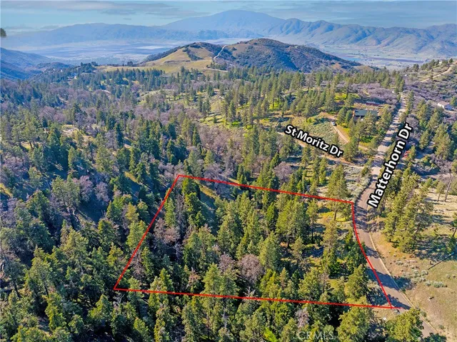 a view of a city with an umbrella