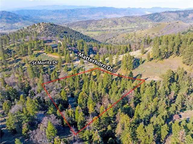 a view of city and mountain