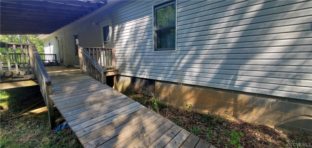 2564 Reedy Branch Road Brodnax, VA 23920 - Photo 5 of 6 a view of swimming pool from balcony