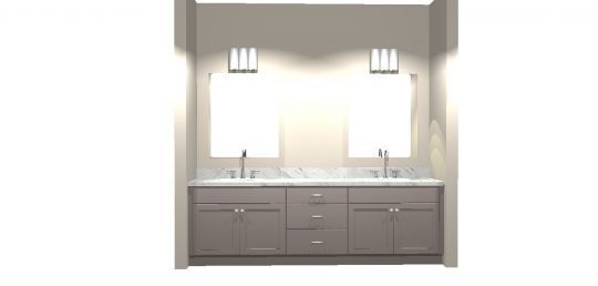 1118 Via Flore Way Ridgecrest, CA 93555 - Photo 7 of 7 a bathroom with a sink and a mirror