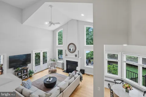 a kitchen with stove and cabinets